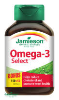 JAMIESON Omega-3 select 1000 mg 150 + 50 kapsúl ZADARMO