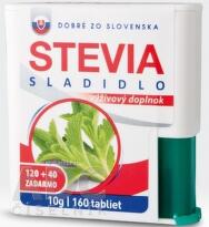 DOBRÉ ZO SLOVENSKA Stevia 120 + 40 tabliet ZADARMO