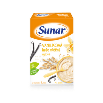 SUNAR Vanilková kaša mliečna ryžová 225 g