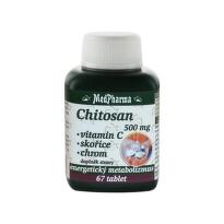 MEDPHARMA Chitosan 500 mg + vitamín C, škorica, chróm 67 tabliet