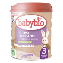 BABYBIO Optima 3 croissance následné dojčenské bio mlieko od ukonč. 10. mesiaca 800 g