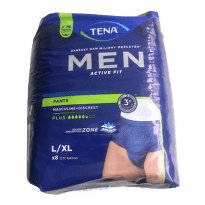 TENA Men inkontinenčné spodné prádlo, modré L/XL 8 ks