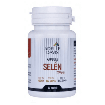 ADELLE DAVIS Selén 200 mcg 60 kapsúl