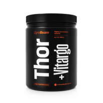 GYMBEAM Thor + vitargo prášok na prípravu nápoja príchuť jahoda - kiwi 600 g