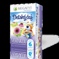 MEGAFYT Detský čaj s echinaceou 20 x 2 g