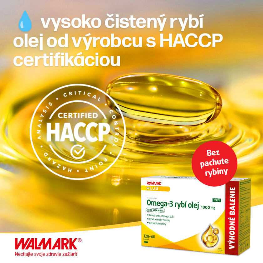Walmark Omega 3 mastné kyseliny BENU