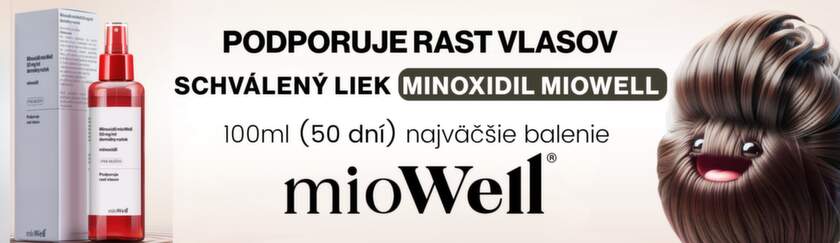 Minoxidil Miowell - podpora rastu vlasov