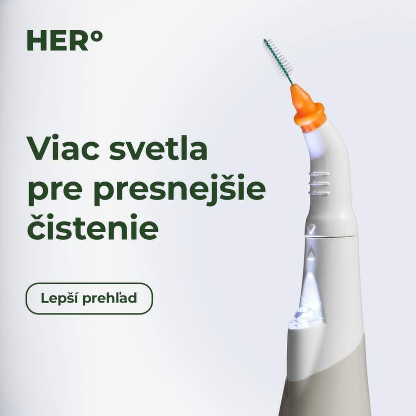 Elektricka medziuzubna kefka herbadent