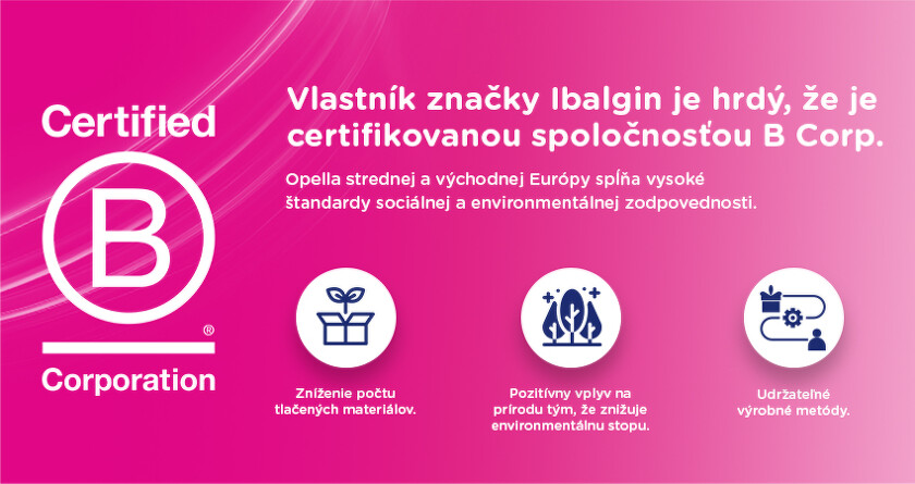Ibalgin proti bolesti BENU