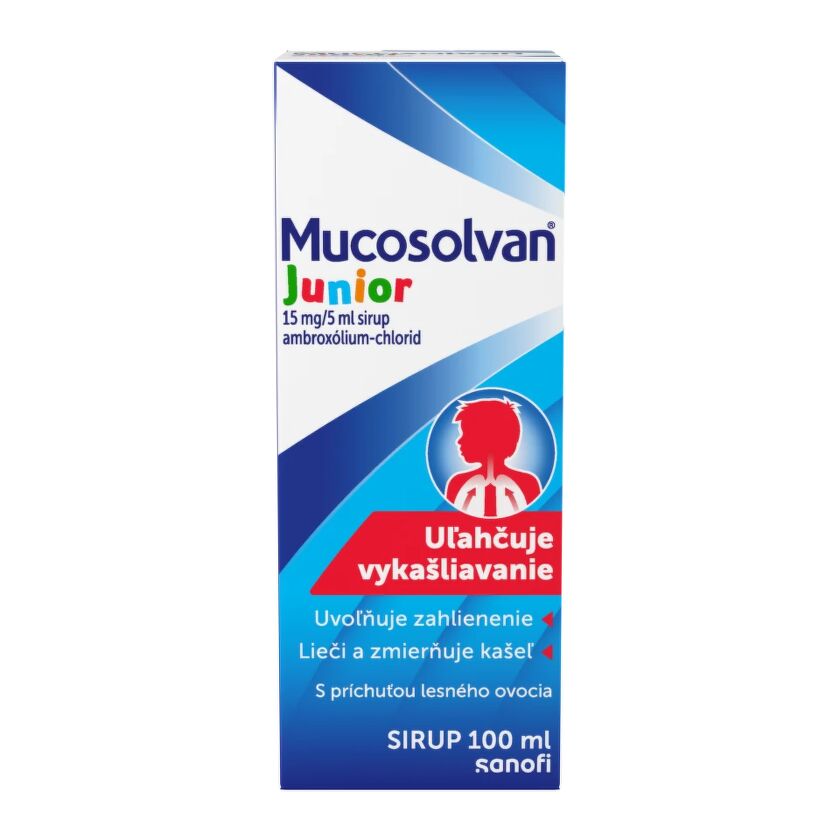 Mucosolvan Junior sirup na kašeľ pre deti