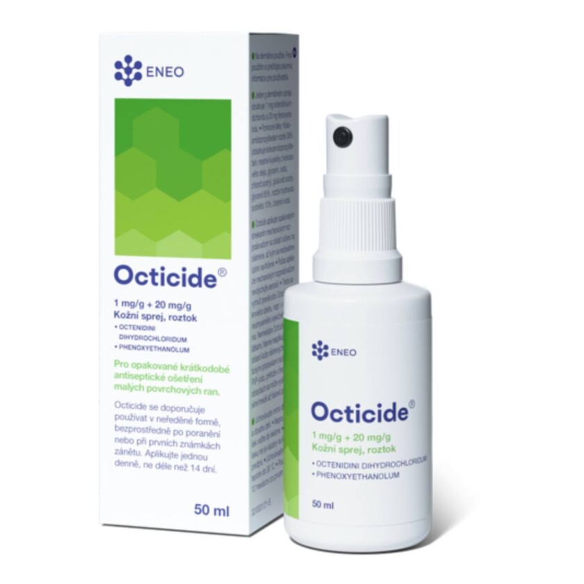 Octicide - dezinfekcia ktorá nefarbí a nepáli
